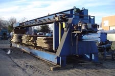 59" x 59" Dry Vac Membrane Filter Press, 3500 sq.ft. 295 cu.ft., polypropylene plates, 1 43 4-eye, Hydraulic