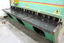 1/2" x 10' Accurshear #850010, hydraulic shear, 48" front operated power back gauge w/indicator,,48" sq. arm