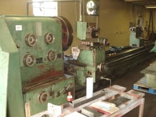 60"/73" x 240" Lansing #GR, 4-jaw, steady rest, 4" hole, inch/metric, 50 HP, 310 RPM, 1971