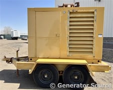 35 KW Kato #D35FJP4, diesel, encl mounted on trailer, 120/240 Volts, 566 hours, #89144