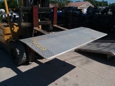 Aluminum Dock Plate, 6 Ft X 30 In