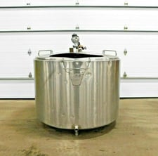 Sunset #MCR300, 304 Stainless Steel refrigerated milk cooler with DA-11 mixer
