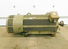 450 HP 1190 RPM General Electric, Frame 5013S, model 5KS513SAA353 severe duty AC motor, 2300 Volts