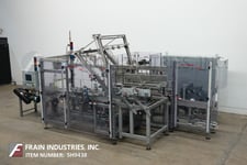 Thiele #ZB20A, automatic, case & tray erector packer, hot melt glue sealer, rated from 5-10 cases per minute