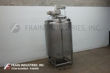 1500 gallon Lee #1500U9MS, 316 Stainless Steel jacketed & insulated process tank, 78" dia. x 86" straight