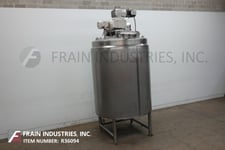 1500 gallon Lee #1500U9MS, 316 Stainless Steel jacketed & insulated process tank, 78" dia. x 86" straight