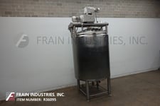 1500 gallon Feldmeier, 316 Stainless Steel jacketed & insulated process tank, 78" dia. x 92" straight wall