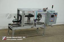 Wexxar #290T, automatic, uniform, top tape case sealer, rated from 5-50 case per minute, control panel