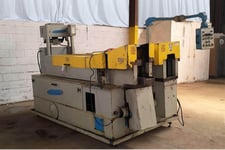 6" Addison McKee #FM-150 RS+RS, tube end former, 12" stroke, Allen Bradley electrics