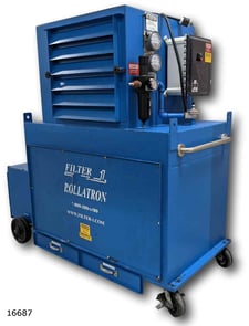 2700 cfm Rollatron #RT-5-3-3-H, dust collector, 120 filter, 3 HP, 460 V.