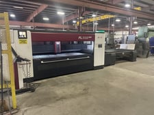 Han-Kwang #FL3015, 6000 watt laser, 5' x 10' table, 120" X, 60" Y, 7" Z,Siemens controls, 2017