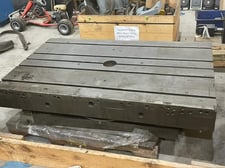 36" x 60" Giddings & Lewis, hydrostatic index table, 1972