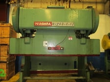 260 Ton, Niagara #N-260-8-12, press brake, 12' overall, 102" between housing, 4" stroke, 10-1/2" throat