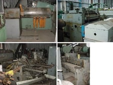 42" x .075" Dallas, Cut To Length Line, 7000 lb., payoff reel, 7-roll flattener, grip feeder, power shear