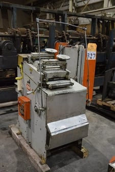 10" x .2" Rowe #A-10, Straightener, 0.20" mild steel thickness, 75 FPM, 1.5 HP