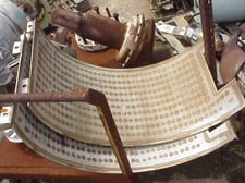 18" Tranter, High Bolt Together Half Plate Coils, 316 Stainless Steel, 42" diameter vessel, 225 PSIG @ 440&deg;F