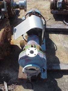 Durco #3196, Stainless Steel Pump, 3" x 1.5" x 10", mechanical seal, 7.5 HP, 575 V., WEG Motor, D-100