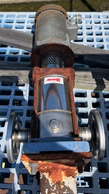 Goulds #SSV, 2" Vertical Stainless Steel In Line Pump, 1.5 HP, 3450 RPM