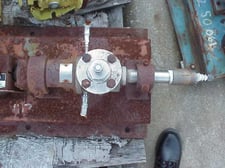 Moyno #2M2SSF, 2" pump, Trim DAA, 1/2 HP, 1725 RPM, 115/230 V., 15-154 RPM output