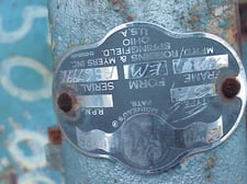 Moyno #CSF, Frame 2MI, Form EM, 101.3-103 RPM, 1/4 HP Reeves vari-drive