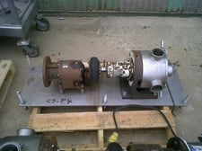 138 GPM @ 150 psi, Sine/kontro #MR135NNTC, 3" pump, Stainless Steel, 3 HP, 208-230/460 V., 1725 RPM