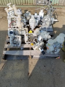 Wilden, Yamada, Warren Rupp, Sandpiper, Various Sizes of Poly Air Diaphragm Pumps