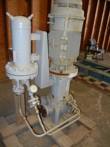 140 GPM @ 329' TDH, Union, 1.5" x 2" x 10" Pump, Carbon Steel, 30 HP, 3525 RPM, 460 V., Siemens motor