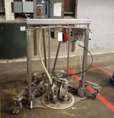 Wilden, Saniflo Drum Unloading System/pump Drum Pump, Stainless Steel, 1.5" Air Diaphragm pump