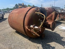 1000 gallon IPE, Stainless Steel Clad Reactor w/ Carbon Steel Jacket, 60 diameter x 6'.6" T/T, 75 PSI @ 650