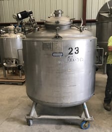 264 gallon Apache/Precision Stainless Equipment, Stainless Steel Sanitary Pharmaceutical Grade Reactor, 40/FV
