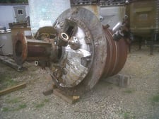 350 gallon Gebr. Kaiser, Heavy Duty Stainless Steel Reactor, w/ Helical Agitator, 14.5/FV @ 392°F, 72 PSI @