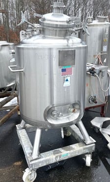Image for 80 gallon Precision Stainless, Sanitary Construction Stainless Steel Reactor, 50/FV @ 302 Degrees Fahrenheit, 100 PSI jacket