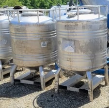 200 gallon Stainless Steel Sharpsville Container (Renaissance Industries), Stainless Steel Sanitary Mixing