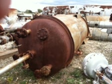 1200 gallon 158 psig, 56" ID x 116" L Dallas Tank, Carbon Steel Pressure Vessel, 165 psi jacket