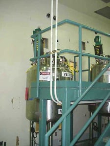 150 gallon Feldmeier, Sanitary Reactor Vessel, Stainless Steel, 3" ID x 3" L, 45/FV @ 350°F
