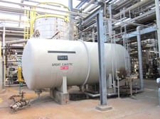 7500 gallon 7500 psig, 96" diameter x 204" T/T, Paragon Fab., Horizontal Vessel, 24" Manway, 3/8" Wall Thk