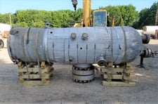 Image for 900 gallon 2100 psi, 48" diameter x 84" T/T, Fabwell Corporation, 316 Stainless Steel High Pressure Vessel, 17' 3" OAH