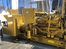 500 - 800 KW Caterpillar #3412, diesel generator set, 5095 hours, S/N 81Z16271, 1994