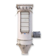 Ancaster Conveying Systems LTD., Cyclonic Filter Receiver Dust Collector, 48" diameter x 127" tall, 4" air