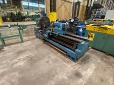 34" x 80" Ajax Hercules #34, Heavy Duty Gap Bed Engine Lathe, 800 RPM, 147" bed length, 11-3/4" tailstock