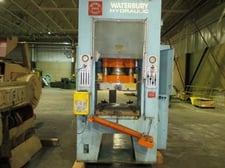 110 Ton, Waterbury-Farrel #110-S, Hydraulic Press, High Speed, 6" stroke, 28" x 22" bed, 8" x 8" opening