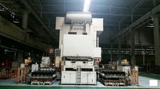 2400 Ton, Hitachi-Seiki Zosen Transfer Press, 900mm slide stroke, 200mm adjustment, 1200 die height, 18 SPM