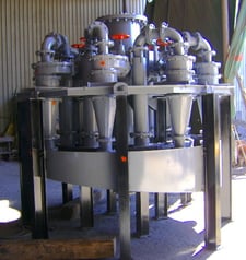 Krebs style Cyclones, Made to Order, Fully assembled, Available in clusters with manifolds, New Unused