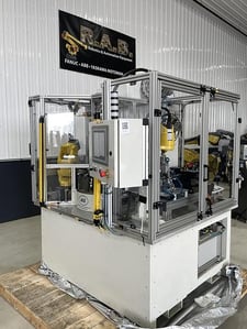 Fanuc, LR Mate 200iD/4S, N95 face mask nose clip robotic assemble & attachinjg cell, 2020