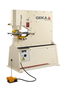Geka #Puma-80, hydraulic punching ironworker, 88 ton, 29-1/2" throat, new