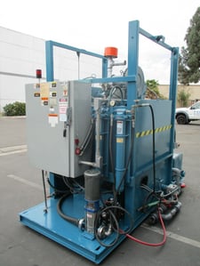 ADF pass through high pressure parts washer, 32" turntable, 18" height capacity.