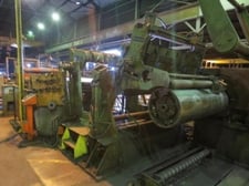 60" x 7" Dahlstrom, Loop Slitting Line, 40000 lb., 7" arbor, snubber roll, hydraulic push off 1981