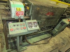 1" Burr Oak #DTHF-M1-10, Tube Cut-off, 7 horizontal / 7 vertical, 3" stroke, air feed, 1973