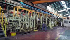 20" x 0.5" API Tube Mill Line, 140000 Ton/Yr., 223.5mm shaft, 1977