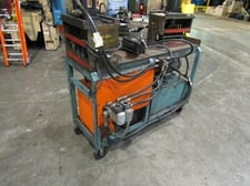 .25" Wire Trimmer and Bender, 3 hydraulic Head, 8' table length, hydraulic Pump and motor